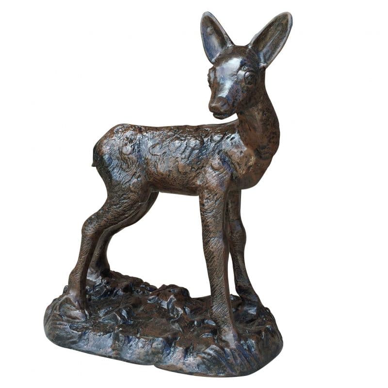 Large Deer Doe Aluminum Garden Statues Aluminum Sculptures