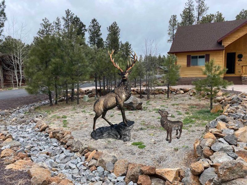 15+ Elk Sculptures & Statues For Sale Aluminum Sculptures